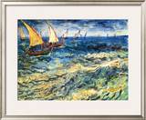 Seascape at Saintes-Maries  c1888