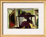 Interior with a Girl Drawing