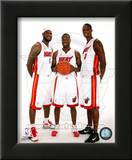 Dwyane Wade  LeBron James  &Chris Bosh 2010 Posed