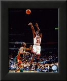 Michael Jordan Game 6 of the 1996 NBA Finals Action