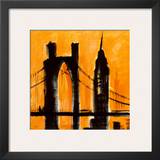 Amber Cityscape