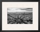 Paris  l'Etoile Vue du Ciel