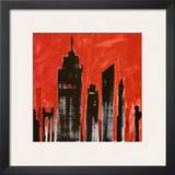 Red Cityscape