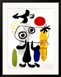 Figur Gegen Rote Sonne II  c 1950