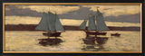 Gloucester  Mackerel Fleet at Sunset  c1884