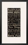 Playroom Rules