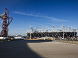 The Olympic Stadium with the Arcelor Mittal Orbit Viewed from Stratford Way  London  England  UK