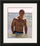 Daniel Craig In Water  James Bond  Movie Photo Print Poster