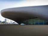 The Entrance to the The Aquatics Centre in the Olympic Park  London  England  United Kingdom
