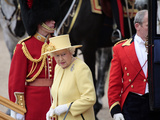 Hm Queen  Trooping Colour 2012  Queen's Birthday Parade  Whitehall  Horse Guards  London  England