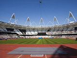 Inside the Olympic Stadium During the Gold Challenge Event  London  England  United Kingdom  Europe