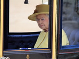 Hm Queen  Trooping Colour 2012  Queen's Birthday Parade  Whitehall  Horse Guards  London  England