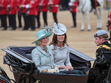 Duchesses of Cornwall and Cambridge and Prince Harry  Trooping Colour 2012  London  England