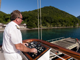 Star Clipper Sailing Cruise Ship  Dominica  West Indies  Caribbean  Central America