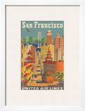 United Airlines San Francisco c1950