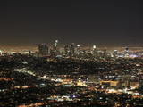 Downtown  Hollywood at Night  Los Angeles  California  United States of America  North America
