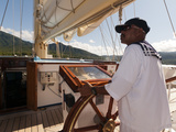 Star Clipper Sailing Cruise Ship  Dominica  West Indies  Caribbean  Central America