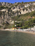 Mala Beach  Cap D'Ail  Cote D'Azur  Provence  French Riviera  Mediterranean  France  Europe