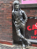 John Lennon Sculpture  Mathew Street  Liverpool  Merseyside  England  United Kingdom  Europe