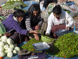 Weekly Sunday Food Market  Paro  Bhutan  Asia