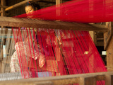 Young Girl at Loom  Soieries Du Mekong  the Silk Mill  Near Road Nh69  Banteay Chhmar  Cambodia