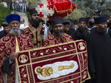 Ethiopian Good Friday Celebrations  Jerusalem  Israel  Middle East