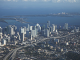 Aerial View of Miami  Florida  United States of America  North America