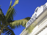 Road Sign  Rodeo Drive  Beverly Hills  Los Angeles  California  Usa