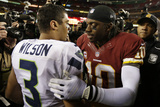 NFL Playoffs 2013: Seahawks vs Redskins - Robert Griffin III and Russell Wilson