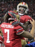 NFL Playoffs 2013: Packers vs 49ers - Colin Kaepernick and Vernon Davis