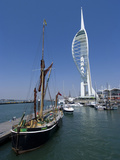 Spinnaker Tower from Gunwharf  Portsmouth  Hampshire  England  United Kingdom  Europe