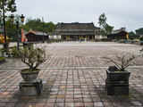 Old Building in Hue Citadel  the Imperial City  Hue  UNESCO World Heritage Site  Vietnam  Indochina