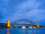 Sydney Harbour Bridge at Night  Sydney  New South Wales  Australia  Pacific