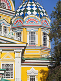 Zenkov Cathedral  Built Entirely of Wood  Panfilov Park  Almaty  Kazakhstan  Central Asia  Asia