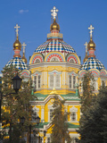 Zenkov Cathedral  Built Entirely of Wood  Panfilov Park  Almaty  Kazakhstan  Central Asia  Asia