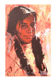 Young Girl With Otter Tail Braids