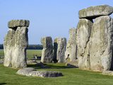 Standing Stone Circle of Stonehenge  3000-2000BC  UNESCO World Heritage Site  Wiltshire  England