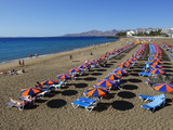 Playa Grande  Puerto del Carmen  Lanzarote  Canary Islands  Spain  Atlantic  Europe