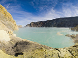Kawah Ijen and its Turquoise Acid Crater Lake  Java  Indonesia  Southeast Asia  Asia