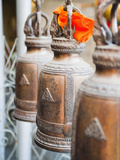 Buddhist Prayer Bells  Wat Intharawihan  Bangkok  Thailand  Southeast Asia  Asia
