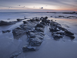The Strangles Beach on the North Cornwall Coastline at Sunset  Cornwall  England  UK  Europe