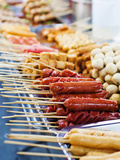 Thai Food on a Street Food Stall at the Khaosan Road Market in Bangkok  Thailand  Southeast Asia