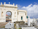 Santa Maria Magdalena Cemetery  Old City of San Juan  Puerto Rico Island  West Indies  USA