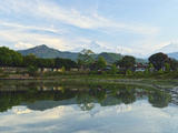 Annapurna Himal  Machapuchare and Phewa Tal Seen from Pokhara  Gandaki Zone  Western Region  Nepal