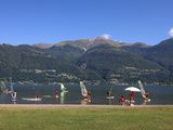 Windsurfing School  Colico  Lake Como  Lombardy  Italian Lakes  Italy  Europe