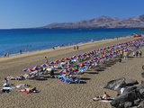 Playa Grande  Puerto del Carmen  Lanzarote  Canary Islands  Spain  Atlantic  Europe
