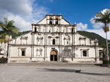 Cathedral in San Juan La Laguna  Guatemala  Central America
