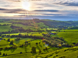 River Manifold Valley Near Ilam  Peak District National Park  Derbyshire  England