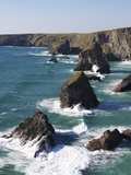 Bedruthan Steps  Cornwall  England  United Kingdom  Europe