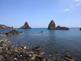 Faraglioni  Acitrezza  Catania Province  Sicily  Italy  Mediterranean  Europe